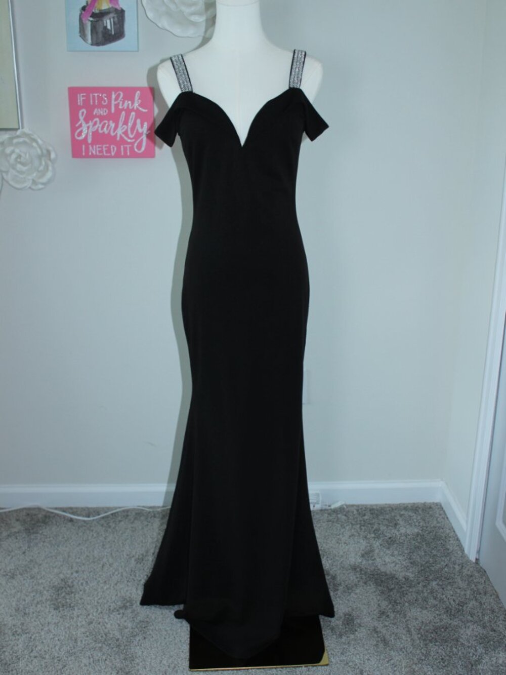Fashion Nova Black Formal Dress